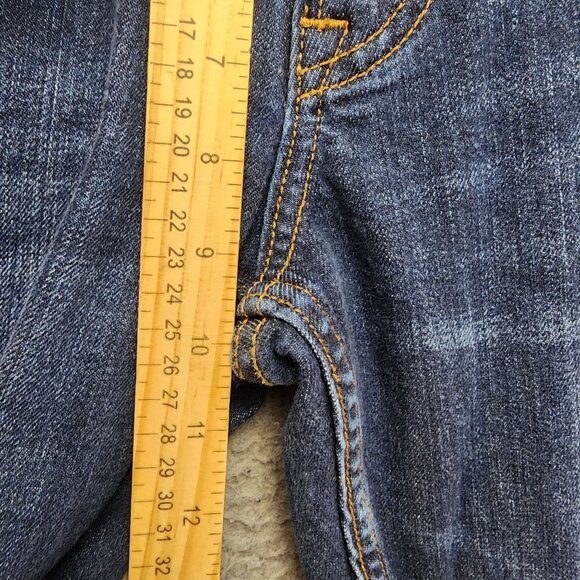 Old Navy Jeans Mens 30x32 Straight Stretch Blue Cotton/Spandex - Picture 6 of 12